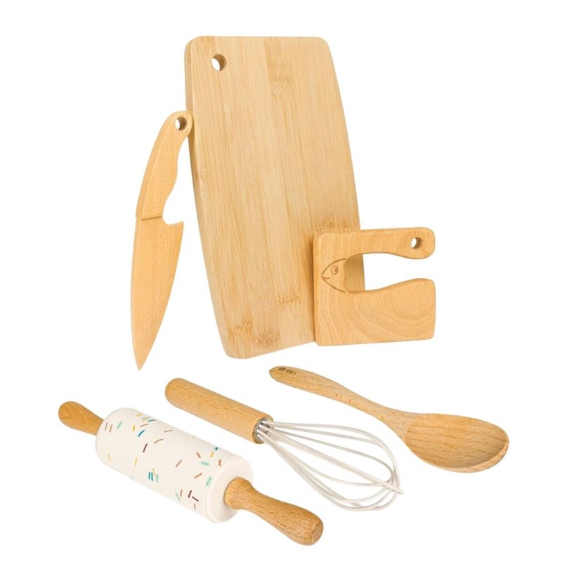 SHGO – Conjunto de facas de ma - Kitchen Kids Baking Set avaliação e preço