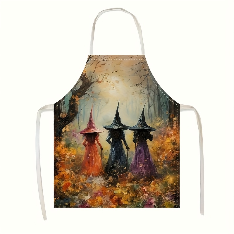 Avental de Halloween para Mulh - Kitchen Witch Baking avaliação e preço