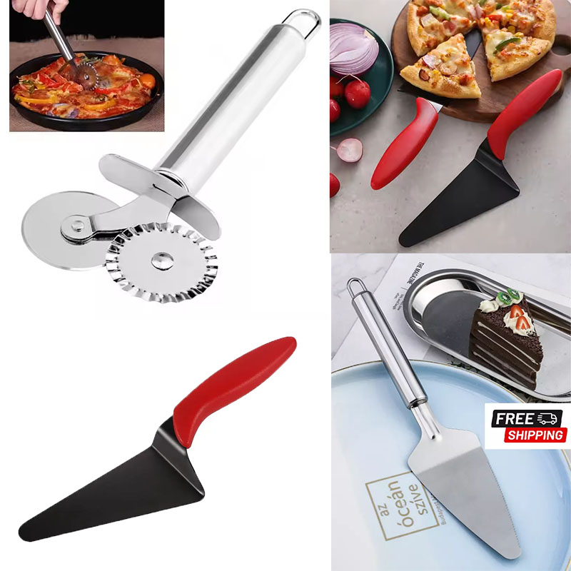 Roda de cortador de pizza de a - Baking Kitchen Set avaliação e preço