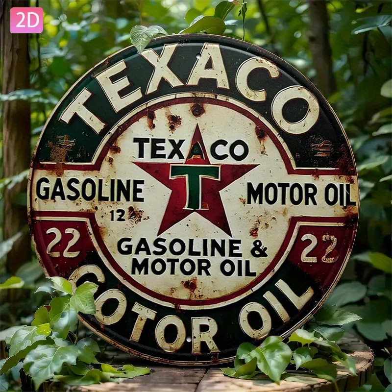 Placa de metal vintage da Texa - Kitchen Uncle avaliação e preço
