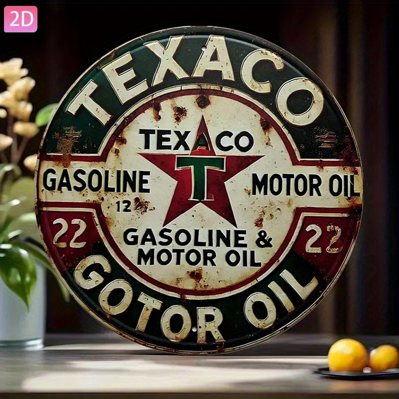 Placa de metal vintage da Texa - Kitchen Uncle avaliação e preço